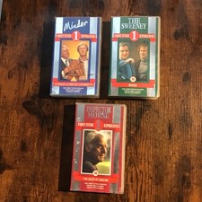 The Sweeney, Minder, Inspector Morse VHS Video 1st Ever Episodes