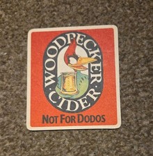Woodpecker Cider - Not For Dodos - Drink Coaster Beer Mat