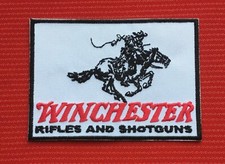 WINCHESTER RIFLES AND SHOTGUNS RIFLE GUN MILITARY FIREARM IRON SEW ON PATCH