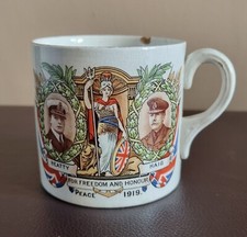 Royal Winton Grimwades Beatty & Haig Peace Mug 1919 Memento The Great War WW1 