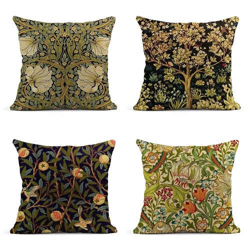 William morris linen cushion - william,