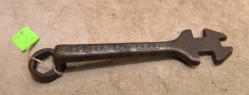 Rare porter patent axle - rare, 76