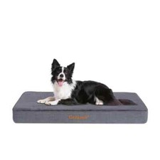 Geegoos Large Dog Bed, Memory Foam Dog Bed with Washable Removable Cover, NEW 