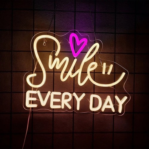 Welcome smile every day led - day,