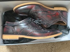 Mens Oxblood Leather Brogues