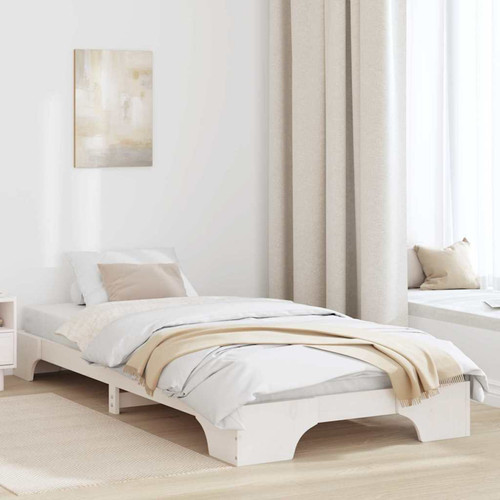 Bed frame solid pine wood - frame,