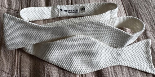 Vintage white marcella bow - vintage,