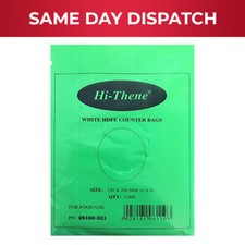 Butcher Counter Freezer Bags HDPE Polythene Pinch Food Storage Bag All Sizes