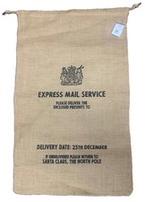 Burlap Santa Claus Delivery