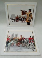 Richard MacNeil Prints x 2 - Queen's Royal Household Cavalry Carriage Horses