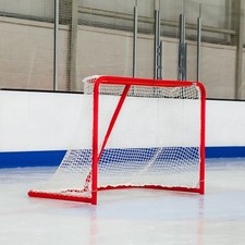 Professional Ice Hockey Goal | 72in Full Sized | 5mm Net & 2in Galvanised Steel