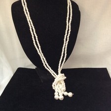 Very Long Two Layer Faux Pearl