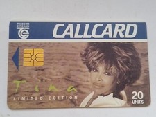 Vintage Retro 1990s Phonecard Telecom EireAnn 20 units Tina Turner Irish Ireland