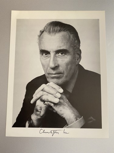 Christopher lee signed - christopher,