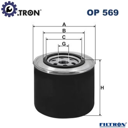 Oil filter 569 for renault - oil,