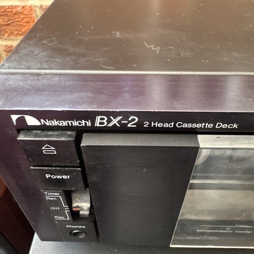 Nakamichi black cassette - nakamichi, bx-2