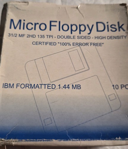 Unused micro floppy disks - 8,