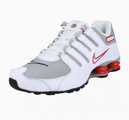 Nike shox white metallic - nike,
