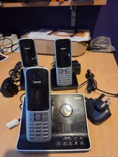 Siemens Gigaset S795 Trio cordless phone with 3 handsets