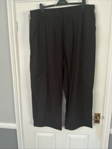 Black wide leg - black,
