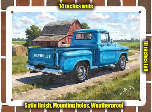 Metal sign 1959 chevrolet - metal,