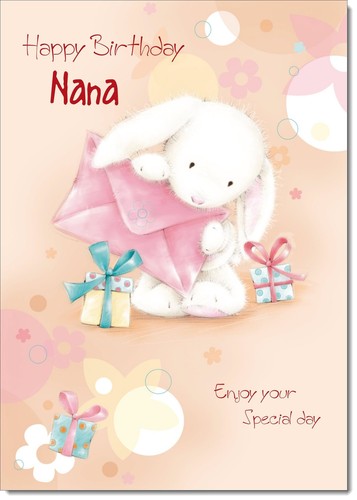 Doodlecards nana birthday card - doodlecards,