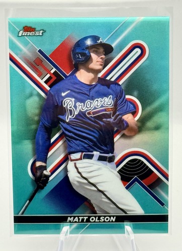 2022 topps finest matt - matt, olson