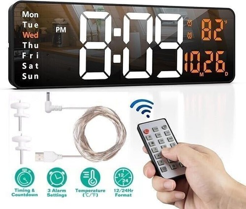 Digital led desk alarm - desk,