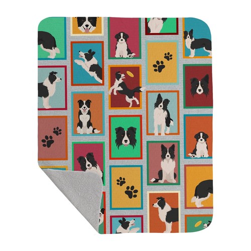 Lots border collie quilted - of,