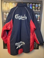 Liverpool 2000 - 2002 Mens XL Jacket Coat Reebok Vintage Retro Rare