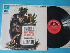 SAX 2554 DVORAK: 'NEW WORLD SYMPHONY VINYL LP KLEMPERER  ED1 RED SEMI (1964) 