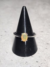 Sterling Silver Fire Opal Ring