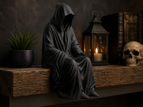 Grim reaper shelf sitter - shelf,