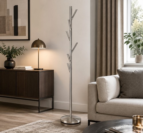 Coat rack brushed - coat, steel