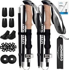 2 Pack Collapsible hiking Sticks for Women, Nordic trekking Poles for Men, 7075