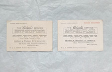 2 x Vintage Business Cards -