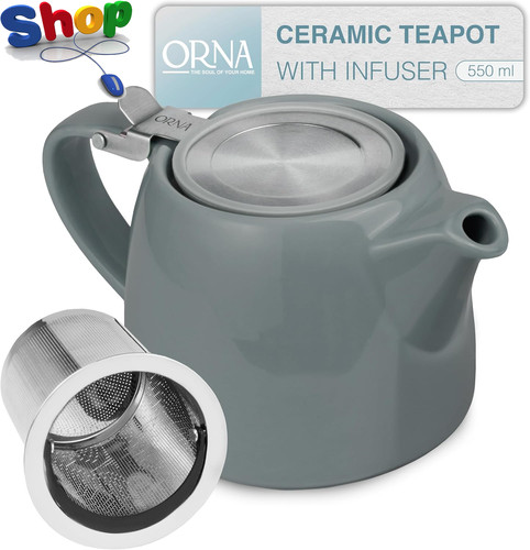 Orna teapot with infuser - orna, –
