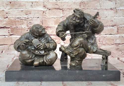 Bronze sculpture statue two - bronze,