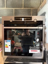 AEG BPE556060M Single Oven Electric Built in Pyrolytic Stainless Steel