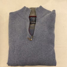 Men's Blue Quarter ZIP