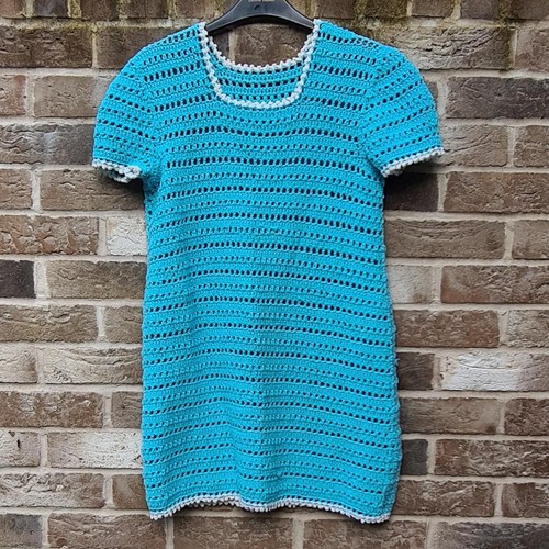 Handmade vintage blue crochet - handmade,