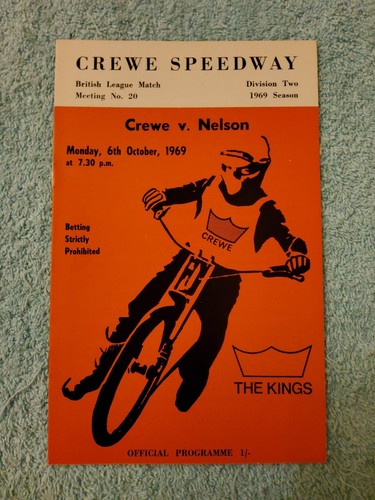 Crewe speedway prog - crewe,