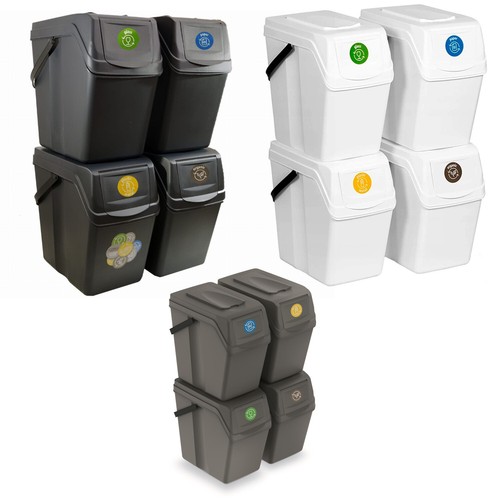 Sorting waste bin - sorting, 4x