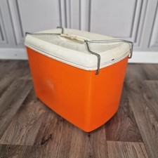 Vintage Cool Box Orange Retro
