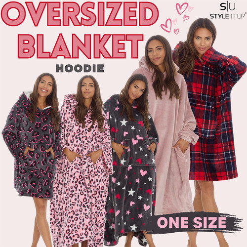Womens wearable blanket hoodie - blanket,