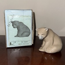 Lladro Seated Brown Porcelain
