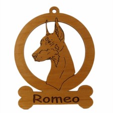 Doberman Head  Ornament 083075