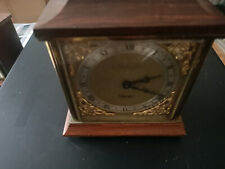H Samuels Quartz brass Mantle clock vintage