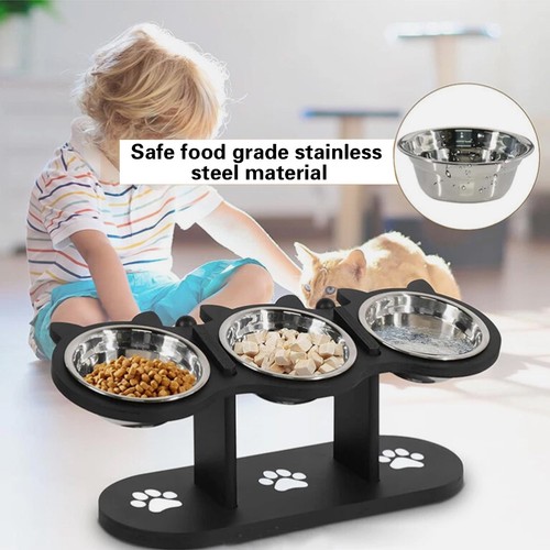 Raised cat bowls tilt - 3, 15°