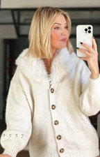 ZARA LIMITED EDITION ECRU FAUX